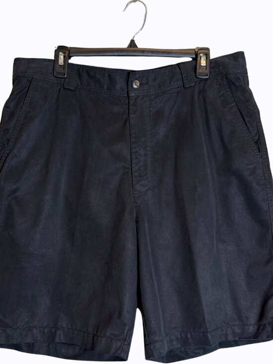 Tommy Bahama Other - Vintage Tommy Bahama Flat Front Chino Shorts Men's 36 Black 9" Preppy Classic